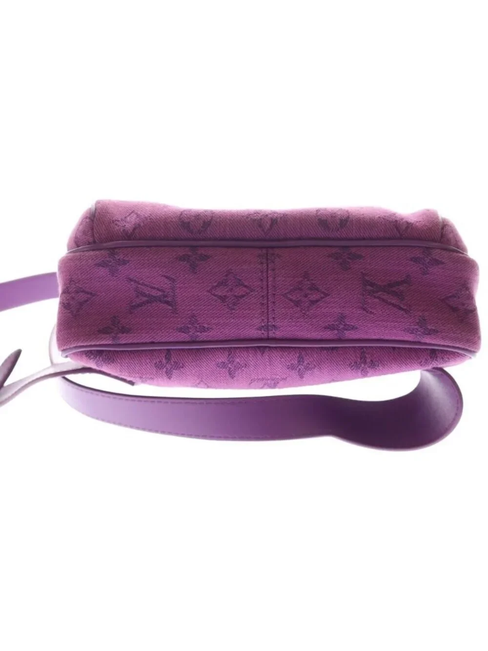 Louis Vuitton Monogram Denim Bum Bag Outdoor Violet Purple
